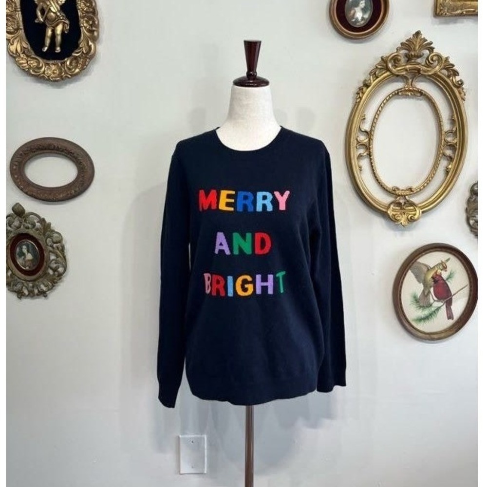 Chinti & Parker Merry and Bright Wool Cashmere Sweater Size M
